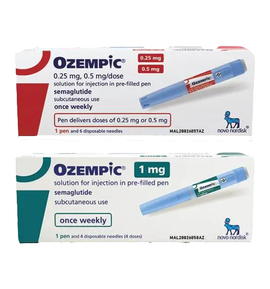 Ozempic pakovanje — kutije 0.25mg i 1mg